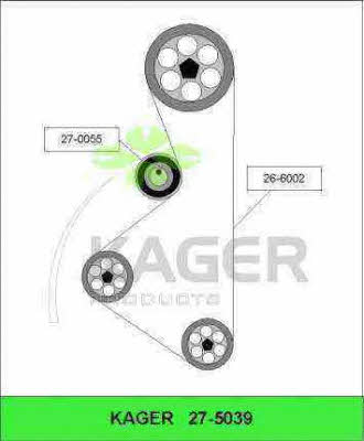 Kager 27-5039 Timing Belt Kit 275039