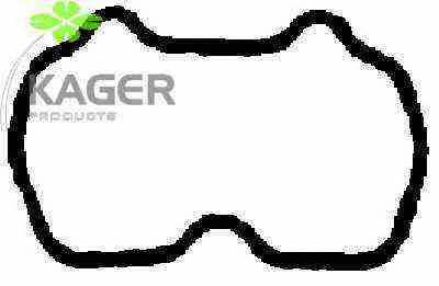 Kager 29-0081 Gasket, cylinder head cover 290081