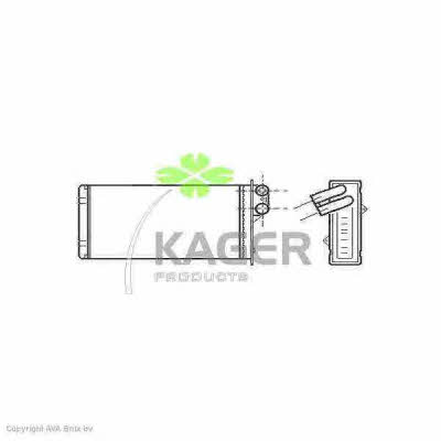 Kager 32-0097 Heat exchanger, interior heating 320097