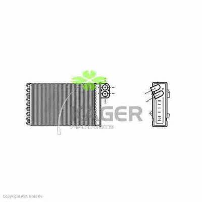 Kager 32-0221 Heat exchanger, interior heating 320221
