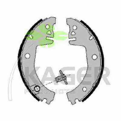 Kager 34-0204 Brake shoe set 340204