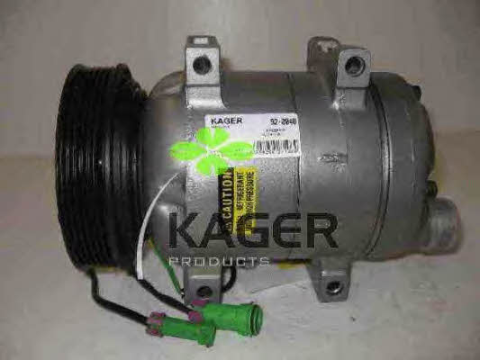 Kager 92-0040 Compressor, air conditioning 920040
