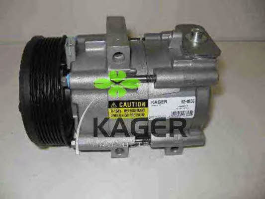 Kager 92-0635 Compressor, air conditioning 920635