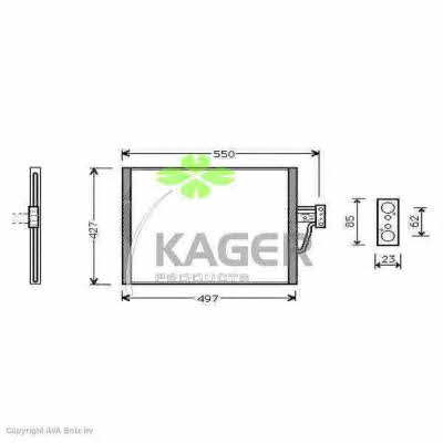 Kager 94-5049 Cooler Module 945049