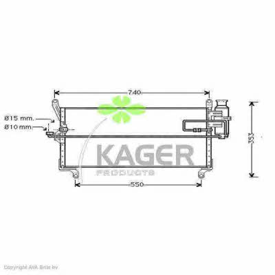 Kager 94-5133 Cooler Module 945133