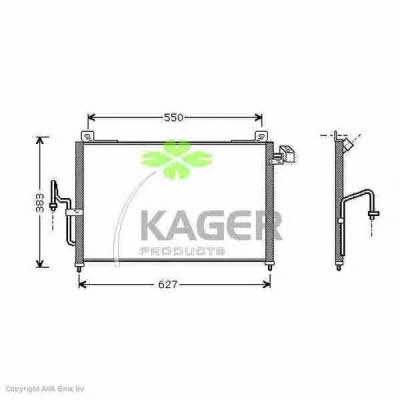 Kager 94-5249 Cooler Module 945249