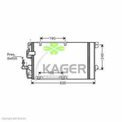 Kager 94-5267 Cooler Module 945267