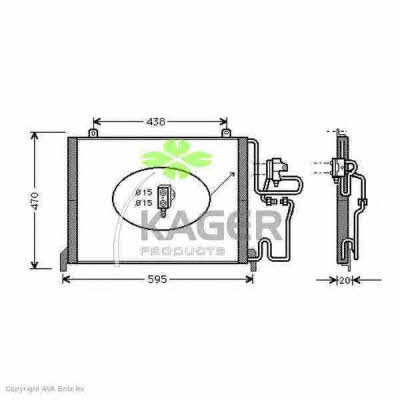 Kager 94-5308 Cooler Module 945308