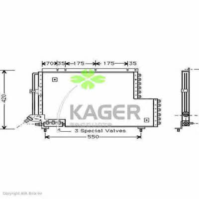 Kager 94-5379 Cooler Module 945379