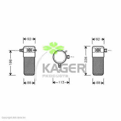 Kager 94-5559 Dryer, air conditioner 945559
