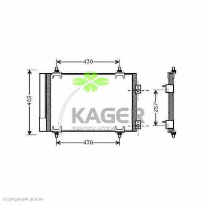 Kager 94-5791 Cooler Module 945791