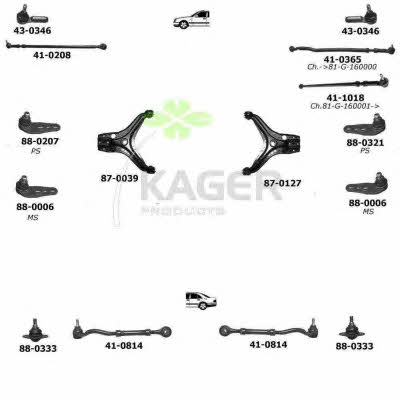  80-0152 Wheel suspension 800152