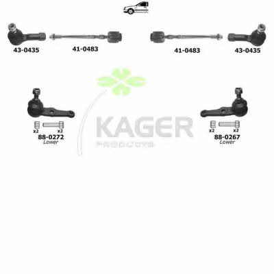 Kager 80-0178 Wheel suspension 800178