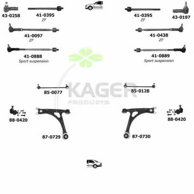  80-0195 Wheel suspension 800195