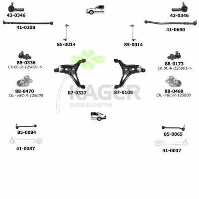  80-0230 Wheel suspension 800230