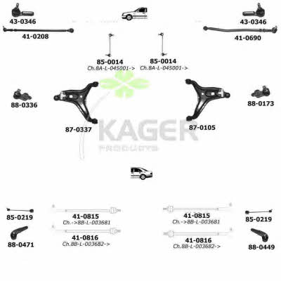  80-0239 Wheel suspension 800239