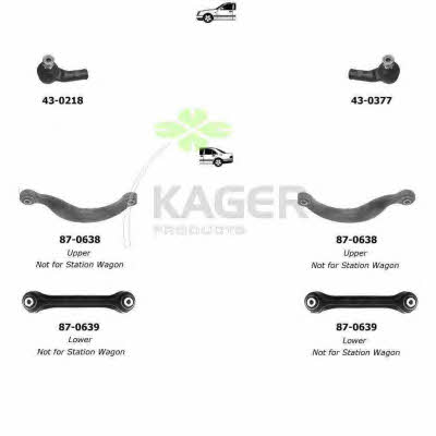 Kager 80-0271 Wheel suspension 800271
