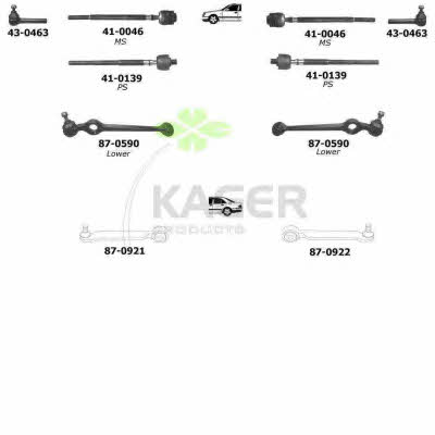 Kager 80-0275 Wheel suspension 800275