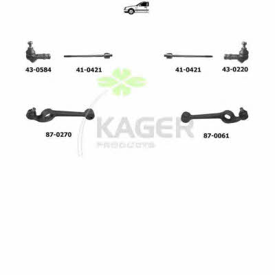 Kager 80-0413 Wheel suspension 800413