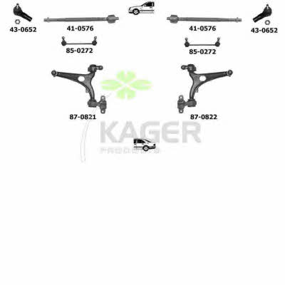 Kager 80-0429 Wheel suspension 800429