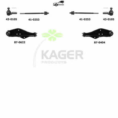 Kager 80-0462 Wheel suspension 800462
