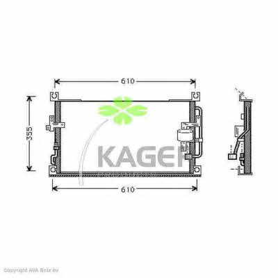 Kager 94-6134 Cooler Module 946134