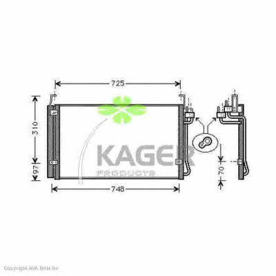 Kager 94-6345 Cooler Module 946345