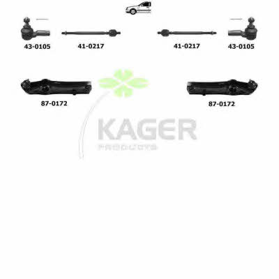 Kager 80-0471 Wheel suspension 800471