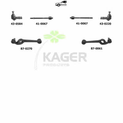 Kager 80-0582 Wheel suspension 800582