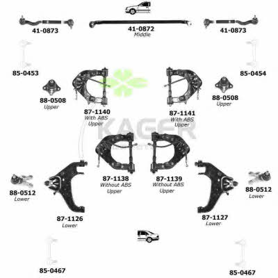  80-0595 Wheel suspension 800595