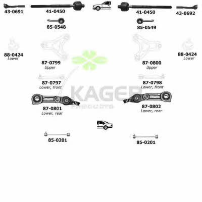  80-0689 Wheel suspension 800689