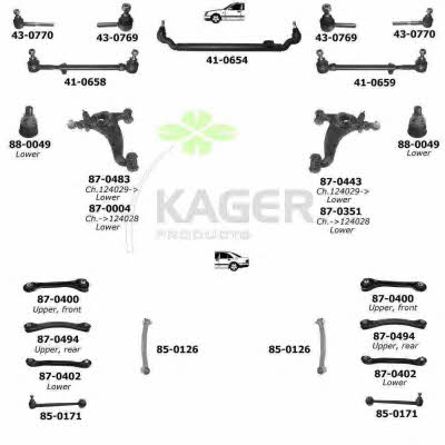  80-0690 Wheel suspension 800690