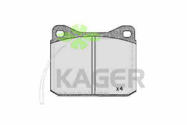 Kager 35-0006 Brake Pad Set, disc brake 350006