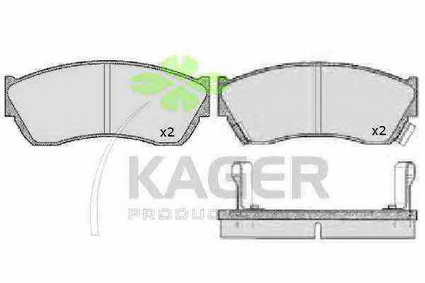 Kager 35-0009 Brake Pad Set, disc brake 350009