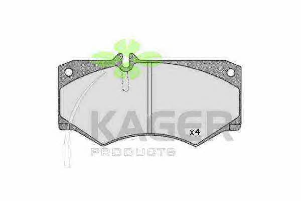 Kager 35-0016 Brake Pad Set, disc brake 350016