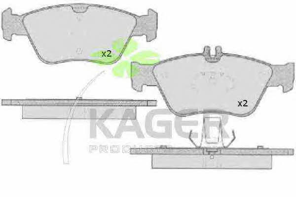 Kager 35-0018 Brake Pad Set, disc brake 350018