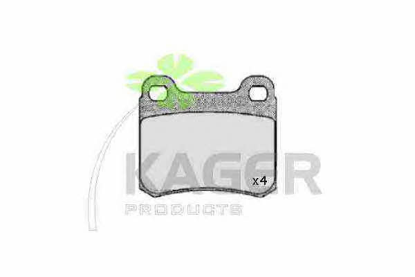 Kager 35-0040 Brake Pad Set, disc brake 350040