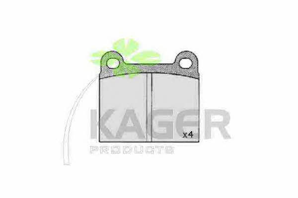 Kager 35-0044 Brake Pad Set, disc brake 350044