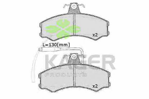Kager 35-0049 Brake Pad Set, disc brake 350049