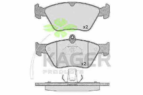 Kager 35-0067 Brake Pad Set, disc brake 350067