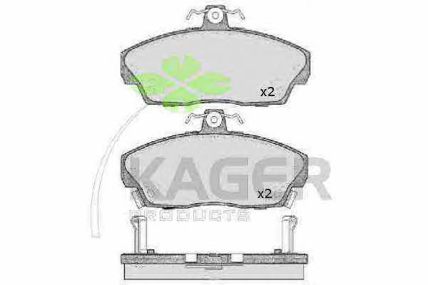 Kager 35-0068 Brake Pad Set, disc brake 350068