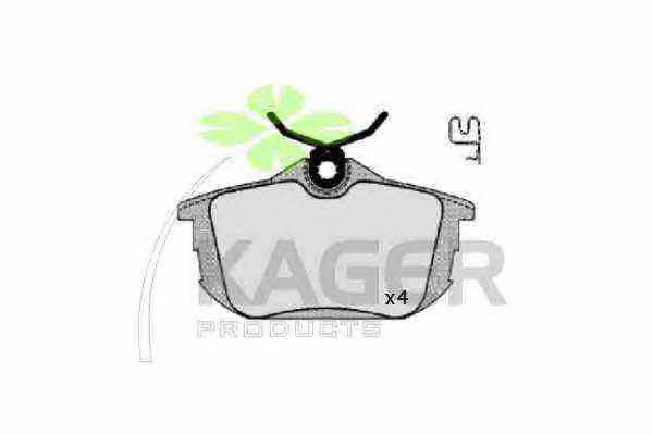Kager 35-0074 Brake Pad Set, disc brake 350074