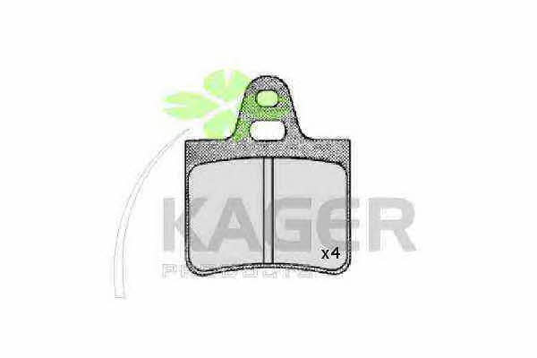 Kager 35-0076 Brake Pad Set, disc brake 350076