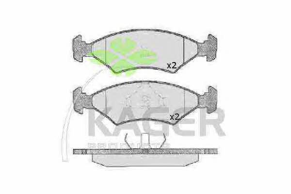 Kager 35-0083 Brake Pad Set, disc brake 350083