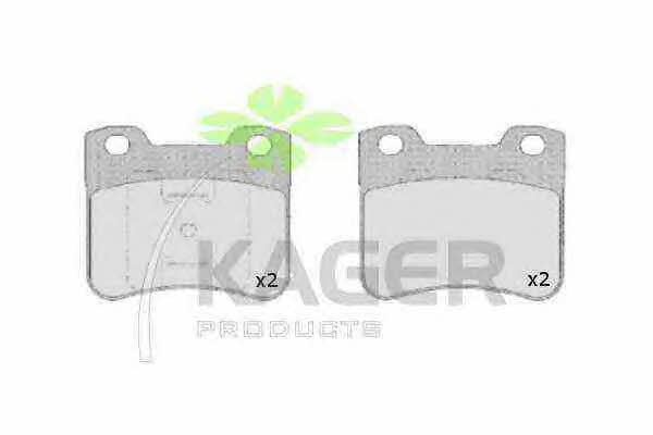 Kager 35-0093 Brake Pad Set, disc brake 350093
