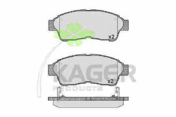 Kager 35-0095 Brake Pad Set, disc brake 350095