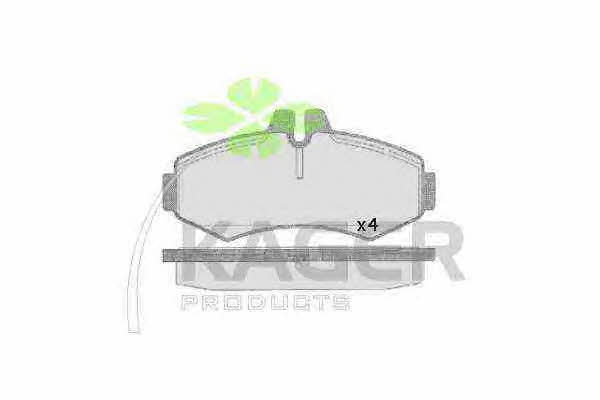 Kager 35-0108 Brake Pad Set, disc brake 350108