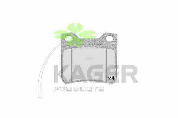 Kager 35-0111 Brake Pad Set, disc brake 350111