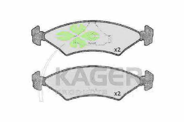 Kager 35-0115 Brake Pad Set, disc brake 350115