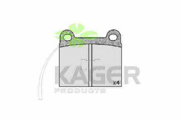 Kager 35-0124 Brake Pad Set, disc brake 350124
